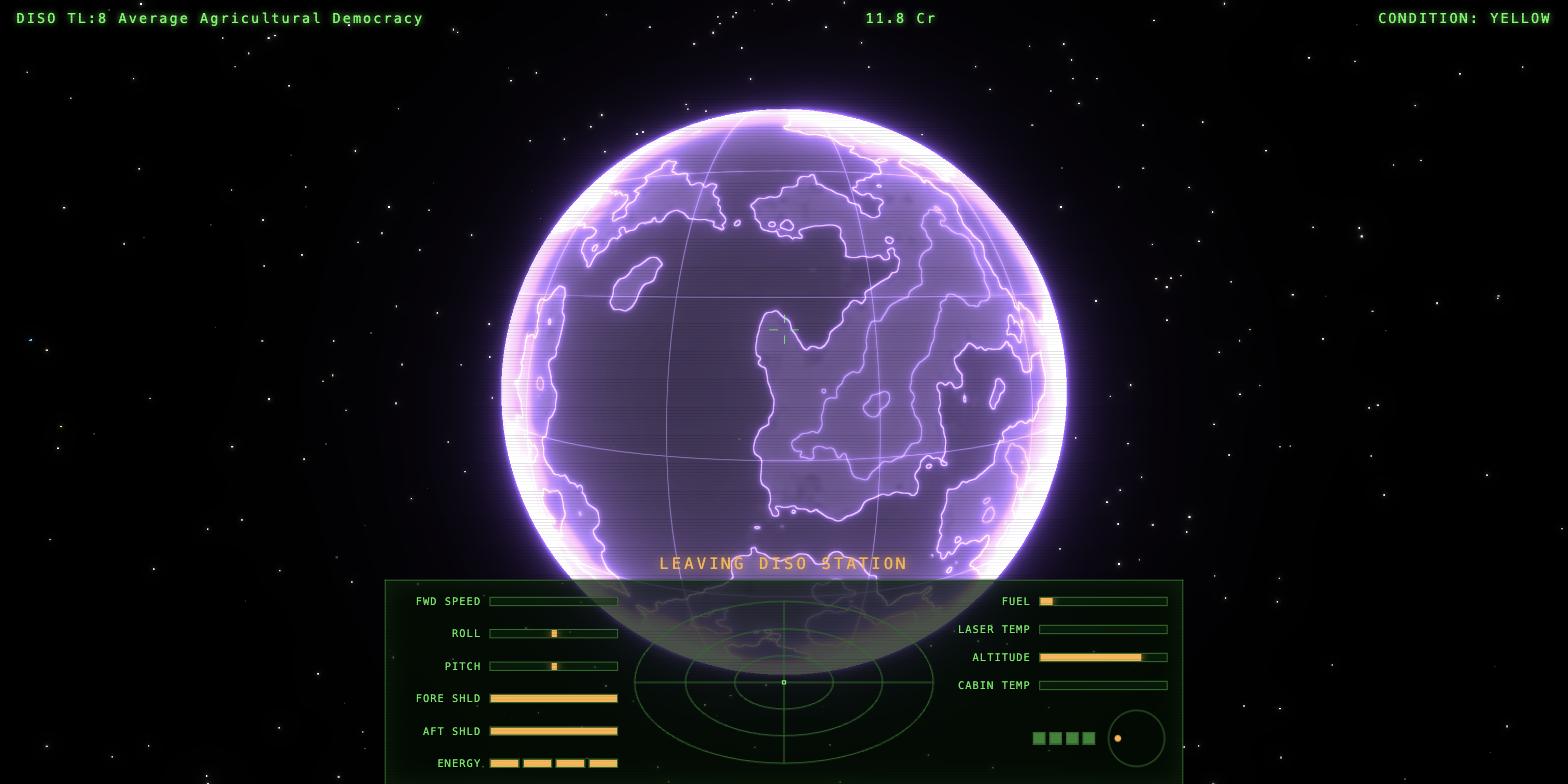 A planet generated from the 1984 data, drawn with shaders